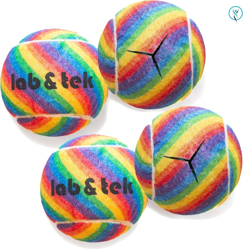 Labtek Ultra-Thick & Extra-Durable Precut Tennis Balls Pack | Pro Glide Kit for Walkers, Chairs, Furniture Feet, Desks, and Table Legs | Enhances Mobility & Protects Floors - Image 2